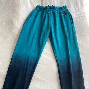 AVIATOR NATION SWEATPANTS - TEAL // VINTAGE NAVY